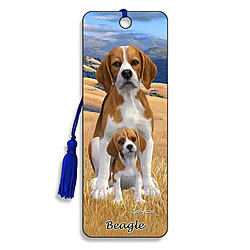 Beagle 3D Lenticular Bookmark