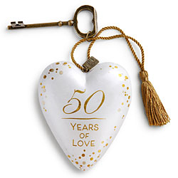 50 Years Of Love Art Heart
