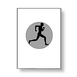 Running Man Card