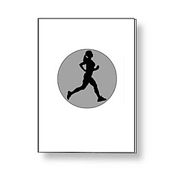 Running Woman Card