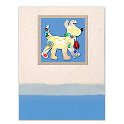 Baxter Dog Card with Pin