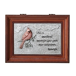 Cardinal Memorial Music Box (Brown)