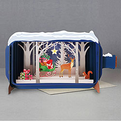 Sleigh & Deer Card Sleigh & Deer Card