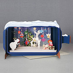 Girl & Ornaments Card Girl & Ornaments Card