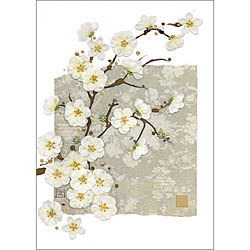 White Blossoms Card White Blossoms Card