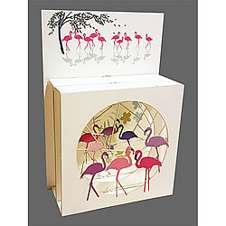 Flamingos Card (Pink Magic) Flamingos Card (Pink Magic)