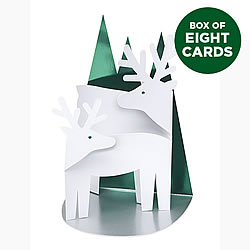 Peaceful Deer Pop-Up Card (Box of 8) Peaceful Deer Pop-Up Card (Box of 8)