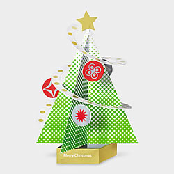 Festive Holiday Tree Pop-Up Card Festive Holiday Tree Pop-Up Card