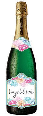 Congratulations Champagne Bottle Card Congratulations Champagne Bottle Card