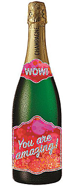 You Are Amazing Champagne Bottle Card You Are Amazing Champagne Bottle Card