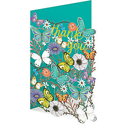 Butterfly Effect Thank You Card Butterfly Effect Thank You Card