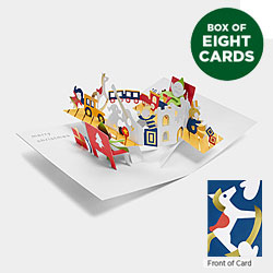 Santa's Workshop Pop-Up Card (Box of 8) Santa's Workshop Pop-Up Card (Box of 8)