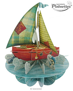 Sailing Boat Card Sailing Boat Card