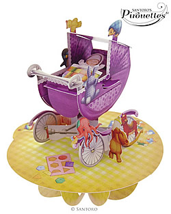 Baby In A Pram Card Baby In A Pram Card