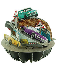 Retro Cars Card Retro Cars Card