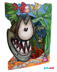 Piranha (Jeli Deli) Card Piranha (Jeli Deli) Card