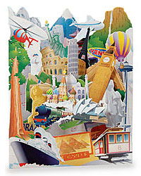 Around The World Card Around The World Card