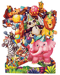 Animal Party Card Animal Party Card