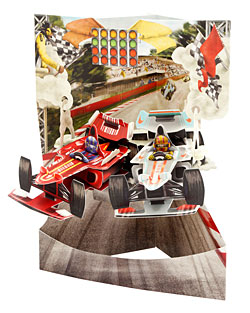 Racing Cars Card Racing Cars Card