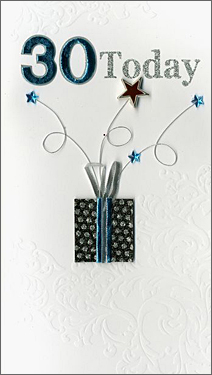 30th Birthday - Gift with Stars 30th Birthday - Gift with Stars