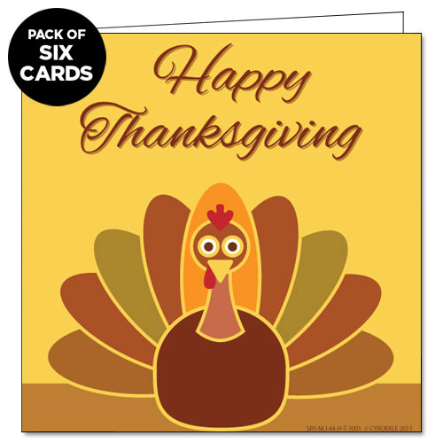 Thanksgiving Turkey Greeting Card (6-PACK) Thanksgiving Turkey Greeting Card (6-PACK)