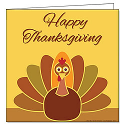 Thanksgiving Turkey Greeting Card Thanksgiving Turkey Greeting Card
