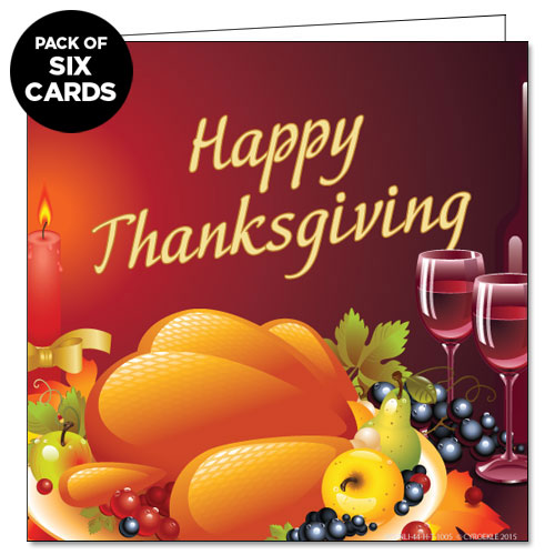 Thanksgiving Dinner Greeting Card (6-PACK) Thanksgiving Dinner Greeting Card (6-PACK)