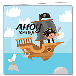 Ahoy Matey Greeting Card Ahoy Matey Greeting Card