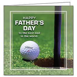 Happy Father's Day (Golf) Greeting Card Happy Father's Day (Golf) Greeting Card