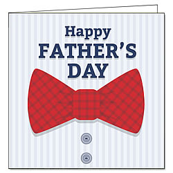 Happy Father's Day (Bowtie) Greeting Card Happy Father's Day (Bowtie) Greeting Card