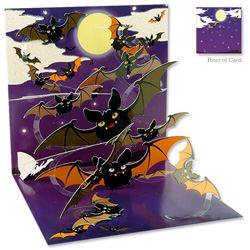 Flying Bats Card Flying Bats Card