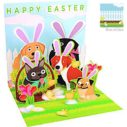 Easter Dogs Easter Card Easter Dogs Easter Card
