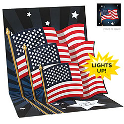Patriotic Light Card Patriotic Light Card