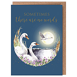 Swan Lake Card (Swans)