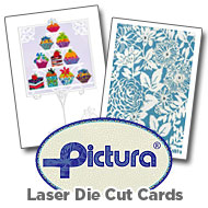 Pictura Laser Die Cut Cards