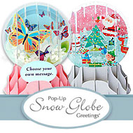 Snow Globe Greetings from Up With Paper
