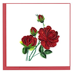 Red Rose Bouquet Card