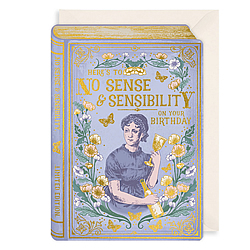 No Sense & Sensibility Birthday Card
