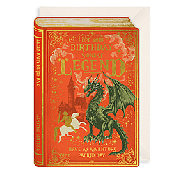 Legend Birthday Card