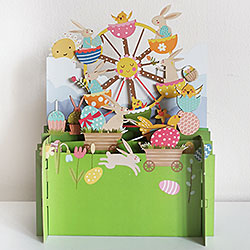Easter Carousel Card Easter Carousel Card