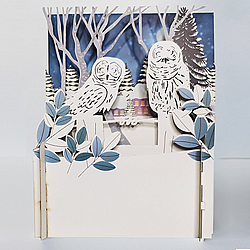Owls In The Woods Card Owls In The Woods Card