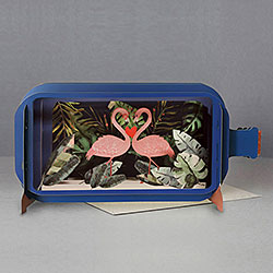Flamingo Love Card Flamingo Love Card