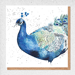 Peacock Card