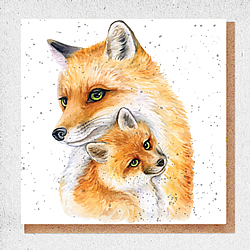 Foxes Card