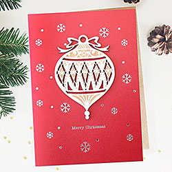 Christmas Ornament Card