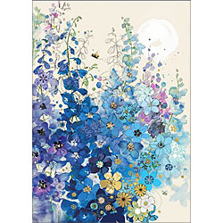 Delphiniums Card