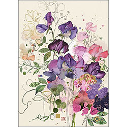 Sweet Peas Card Sweet Peas Card