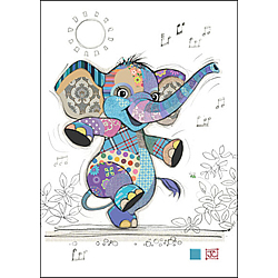 Elly Elephant Card Elly Elephant Card