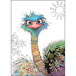 Oscar Ostrich Card Oscar Ostrich Card