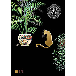 Gold Cat Card Gold Cat Card